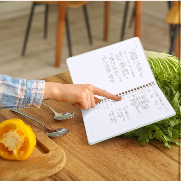 ZICOTO Amazon Aesthetic Blank Recipe Book // Sage Green - Picture 6 of 11